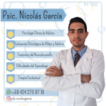 Psicólogo Nicolás García - Terapeuta Cognitivo Conductual